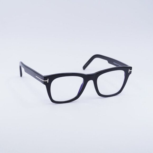 Tom Ford FT5886-B 001 Eyeglasses Black 52mm Square Frame, Blue Light Block - Picture 7 of 10
